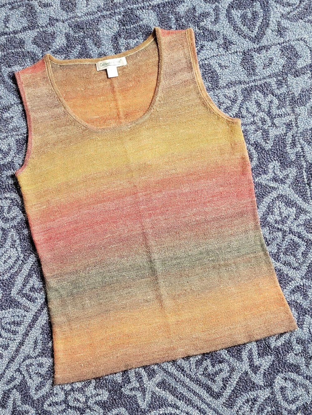 Coldwater Creek Autumn Colors Knit Tank